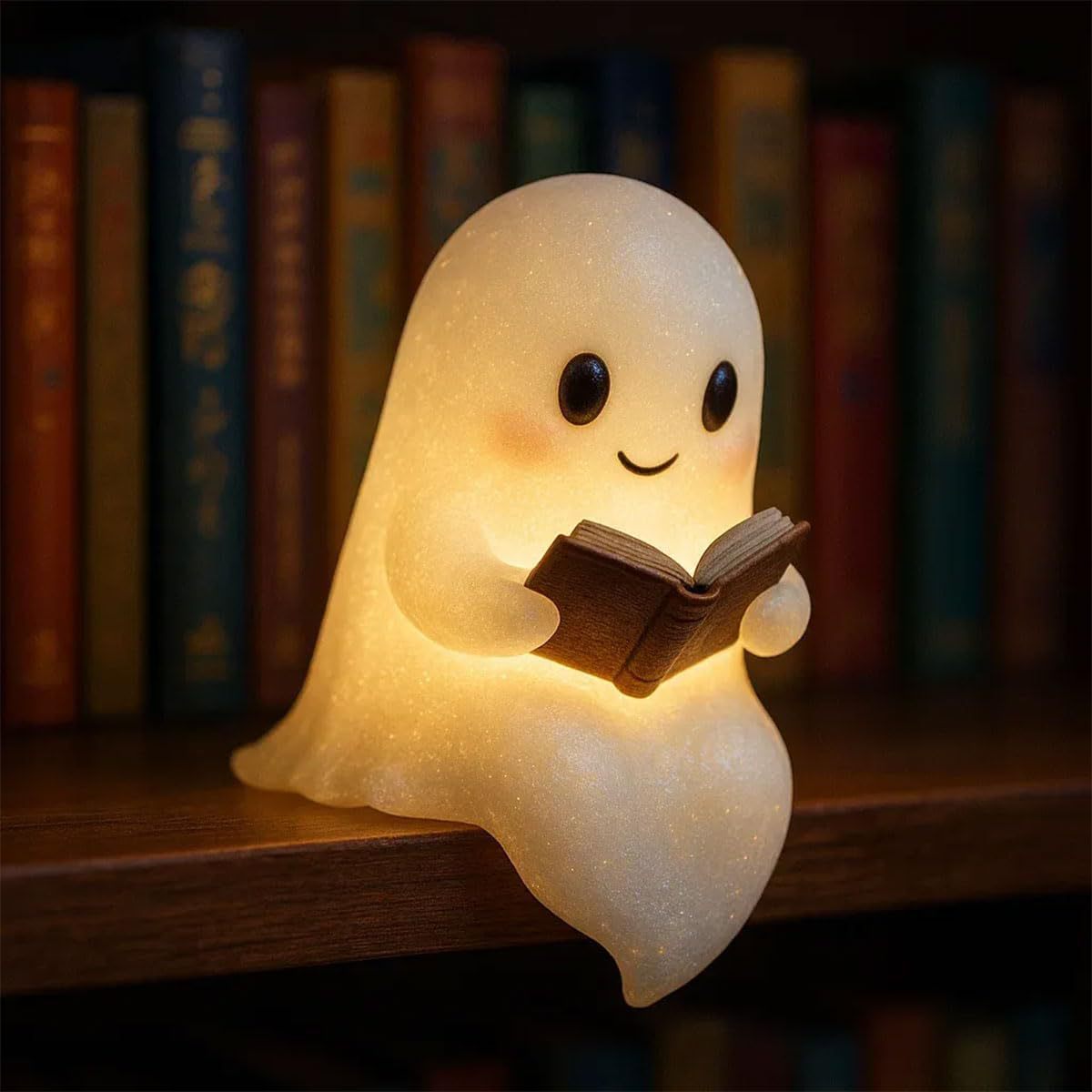 Cute LED Ghost Night Light Warm Light