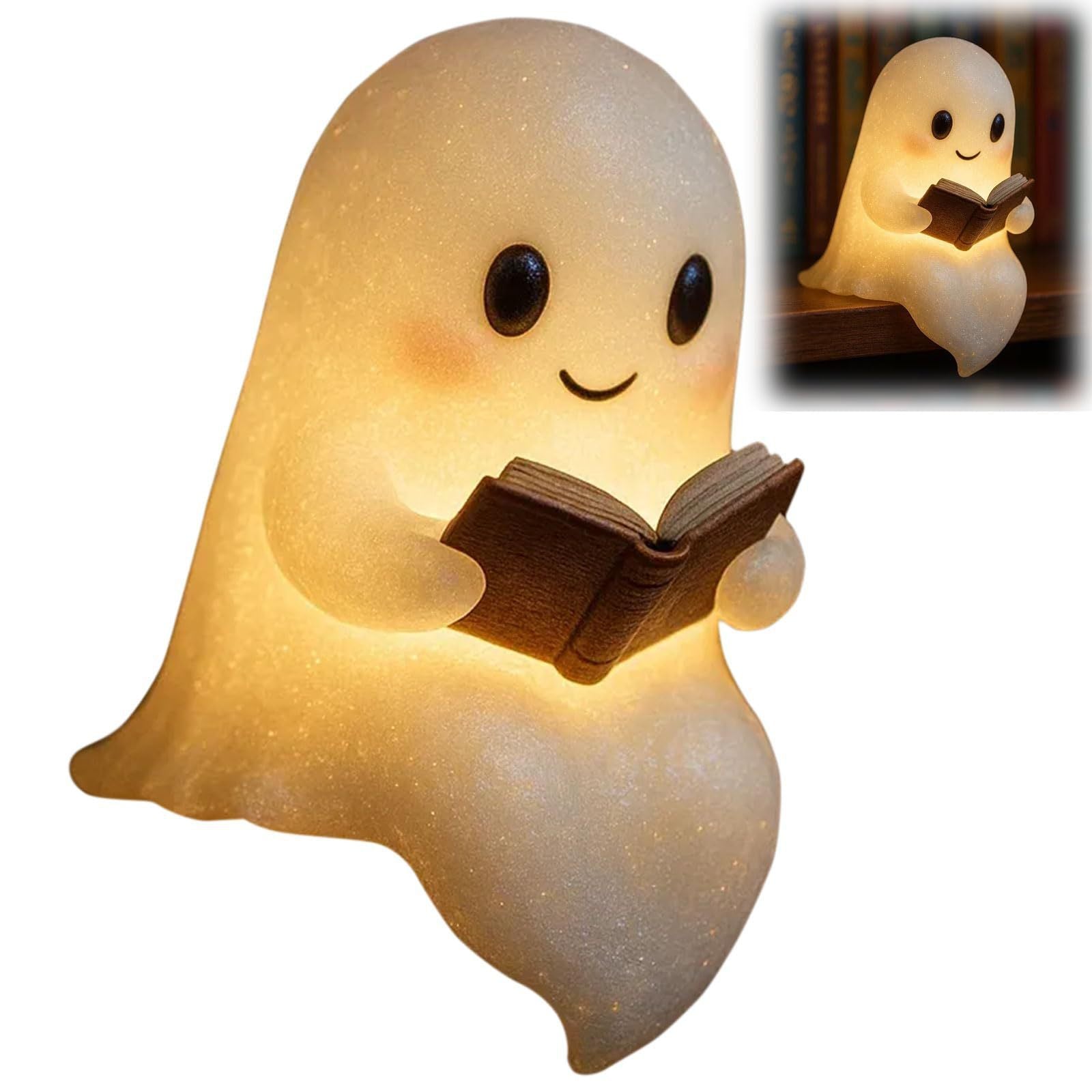 Cute LED Ghost Night Light Warm Light
